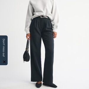 Abercrombie & Fitch Sloane Black Trousers 8L